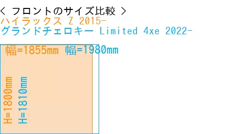 #ハイラックス Z 2015- + グランドチェロキー Limited 4xe 2022-